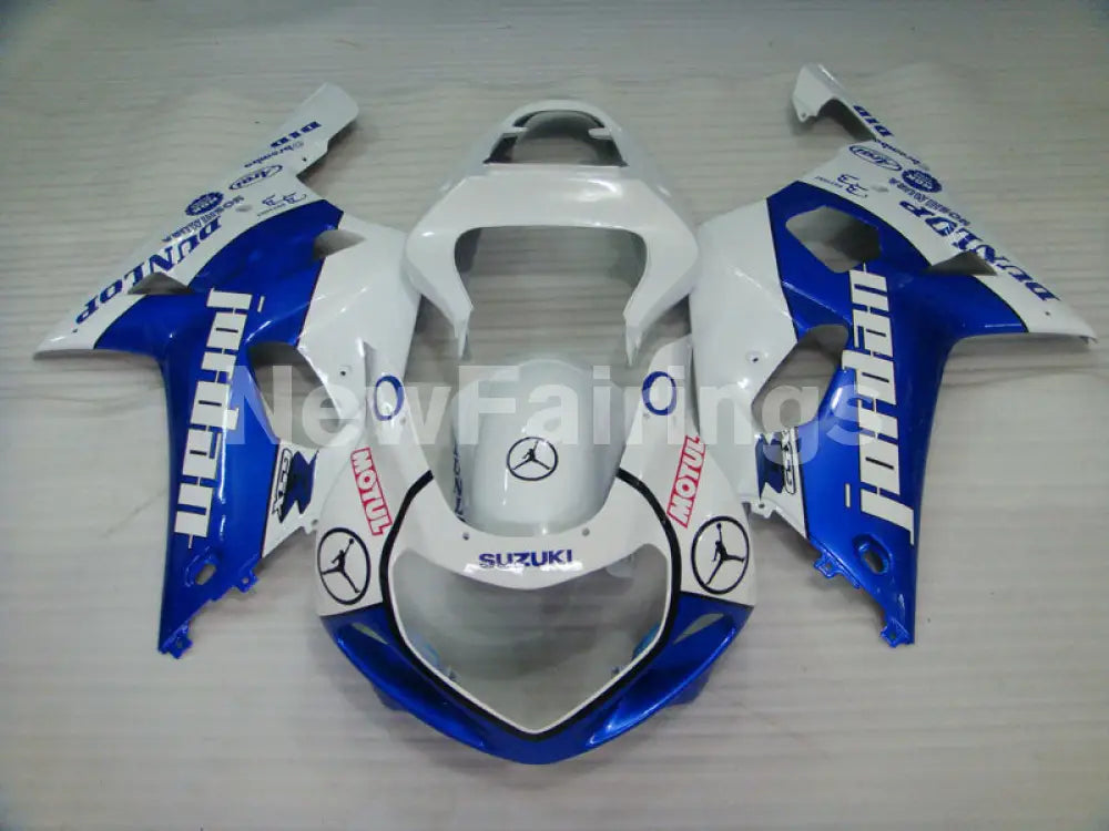 Blue and White Jordan - GSX-R750 00-03 Fairing Kit Vehicles