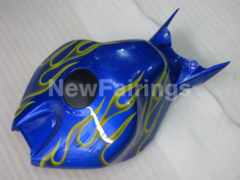 Blue and Yellow Flame - CBR1000RR 06-07 Fairing Kit -