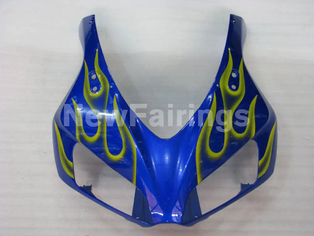 Blue and Yellow Flame - CBR1000RR 06-07 Fairing Kit -