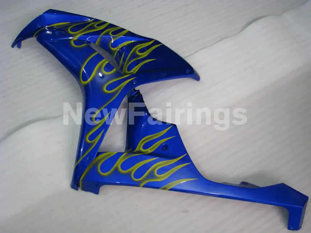 Blue and Yellow Flame - CBR1000RR 06-07 Fairing Kit -