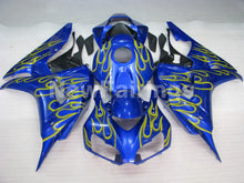 Charger l&#39;image dans la galerie, Blue and Yellow Flame - CBR1000RR 06-07 Fairing Kit -