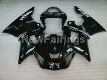 Charger l&#39;image dans la galerie, Glossy Black Factory Style - YZF-R1 00-01 Fairing Kit