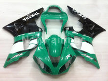 Charger l&#39;image dans la galerie, Green and Black Factory Style - YZF-R1 00-01 Fairing Kit