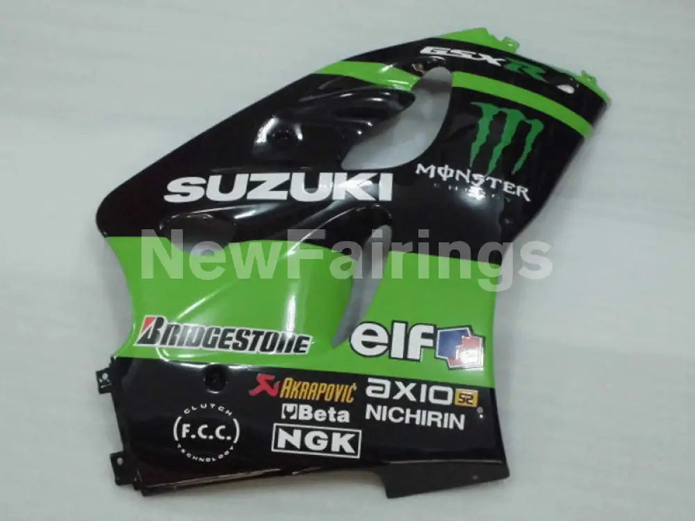 Green and Black Monster - GSX-R750 96-99 Fairing Kit