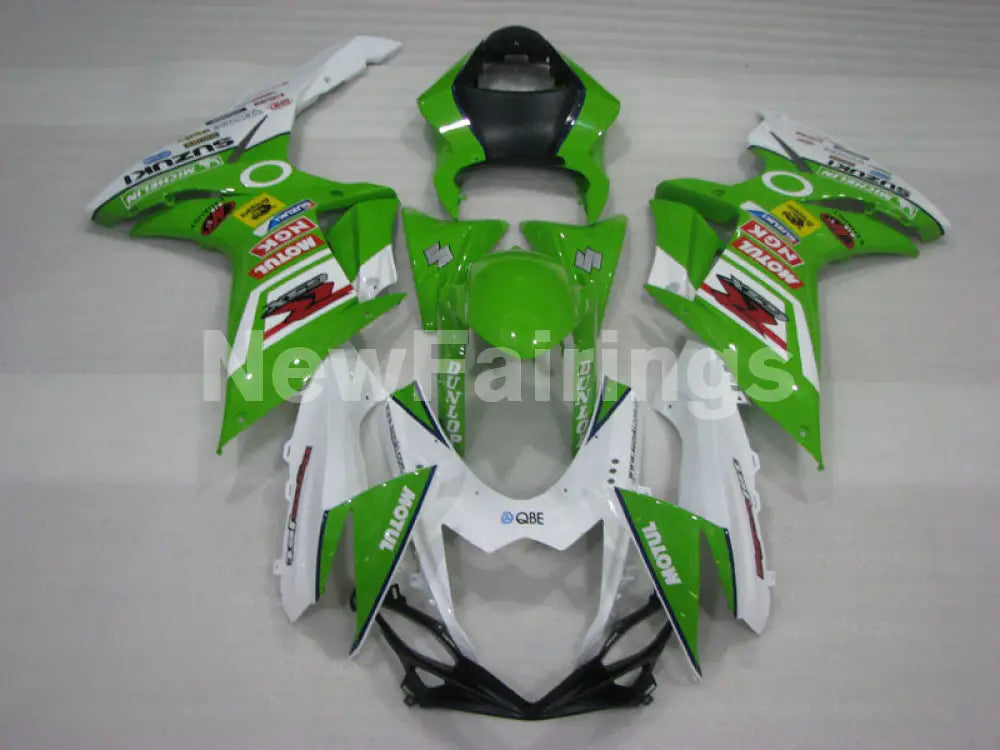 Green and White MOTUL - GSX-R750 11-24 Fairing Kit Vehicles