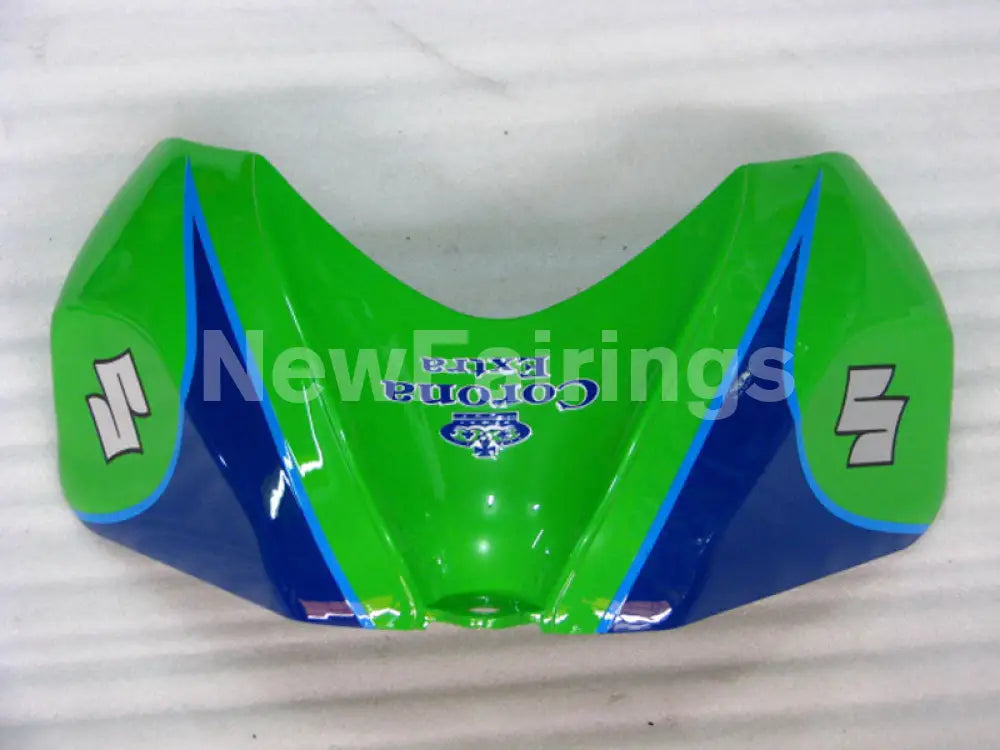 Green and White Blue Corona - GSX-R600 06-07 Fairing Kit -