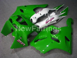 Green and White Factory Style - NINJA ZX-6R 94-97 Fairing Kit Vehicles & Parts > Vehicle Parts & Accessories > Motor