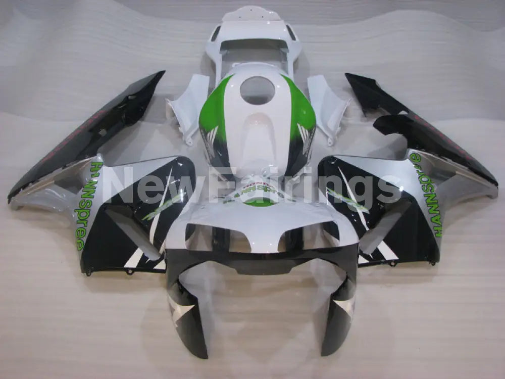 Green and White HANN Spree - CBR600RR 03-04 Fairing Kit -