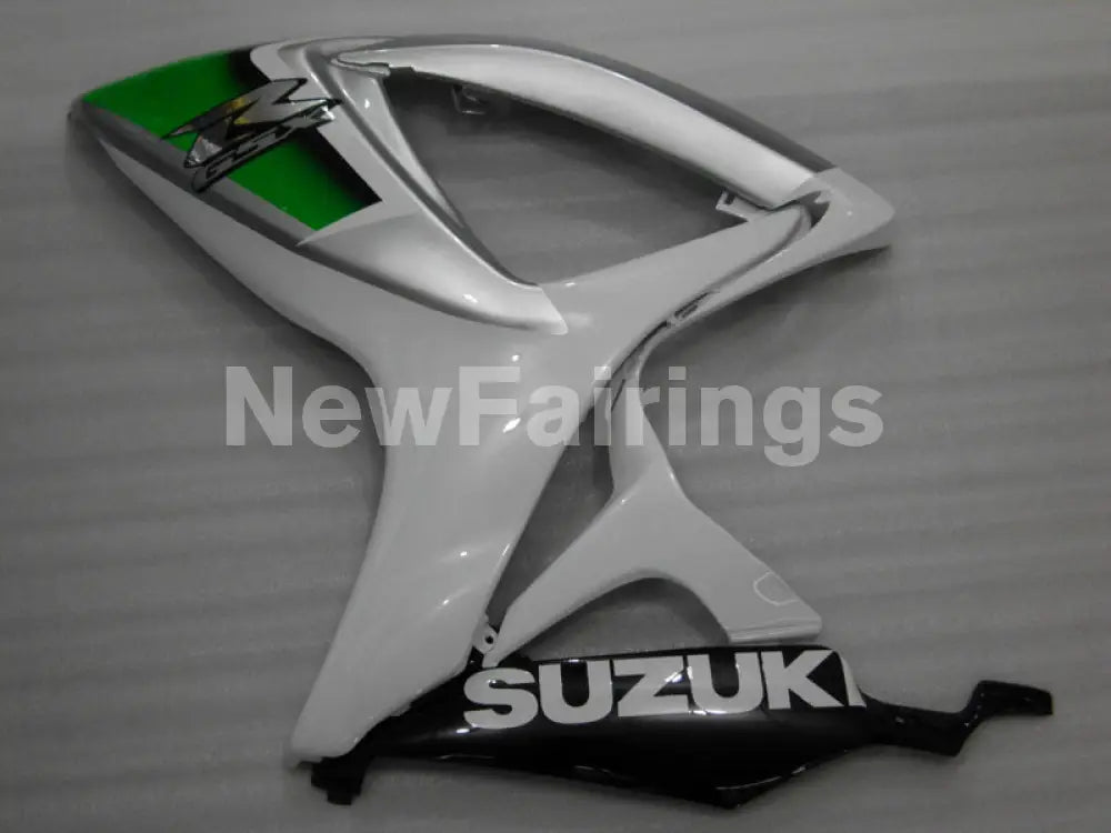 Green and White Silver Factory Style - GSX-R750 06-07