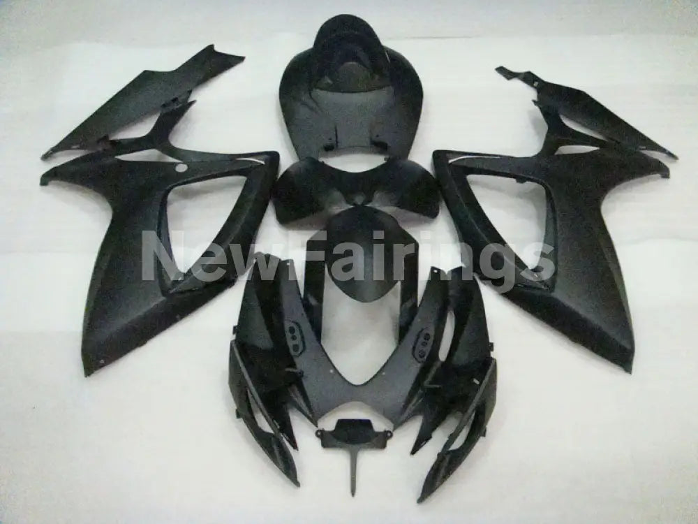 Matte Black No decals - GSX-R600 06-07 Fairing Kit