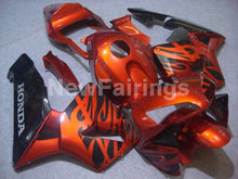 Charger l&#39;image dans la galerie, Orange and Black Fire - CBR600RR 03-04 Fairing Kit -