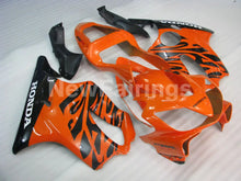 Charger l&#39;image dans la galerie, Orange and Black Flame - CBR600 F4i 01-03 Fairing Kit -