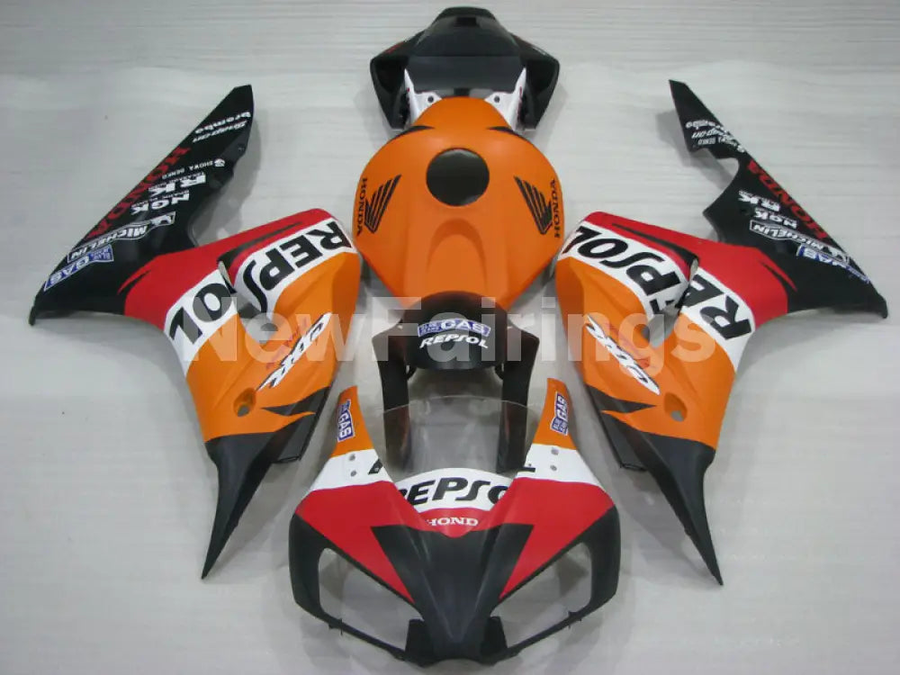 Orange and Matte Black Red Repsol - CBR1000RR 06-07 Fairing