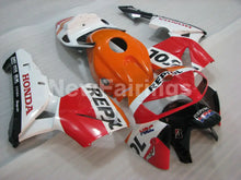 Charger l&#39;image dans la galerie, Orange Red and White Repsol - CBR600RR 05-06 Fairing Kit -