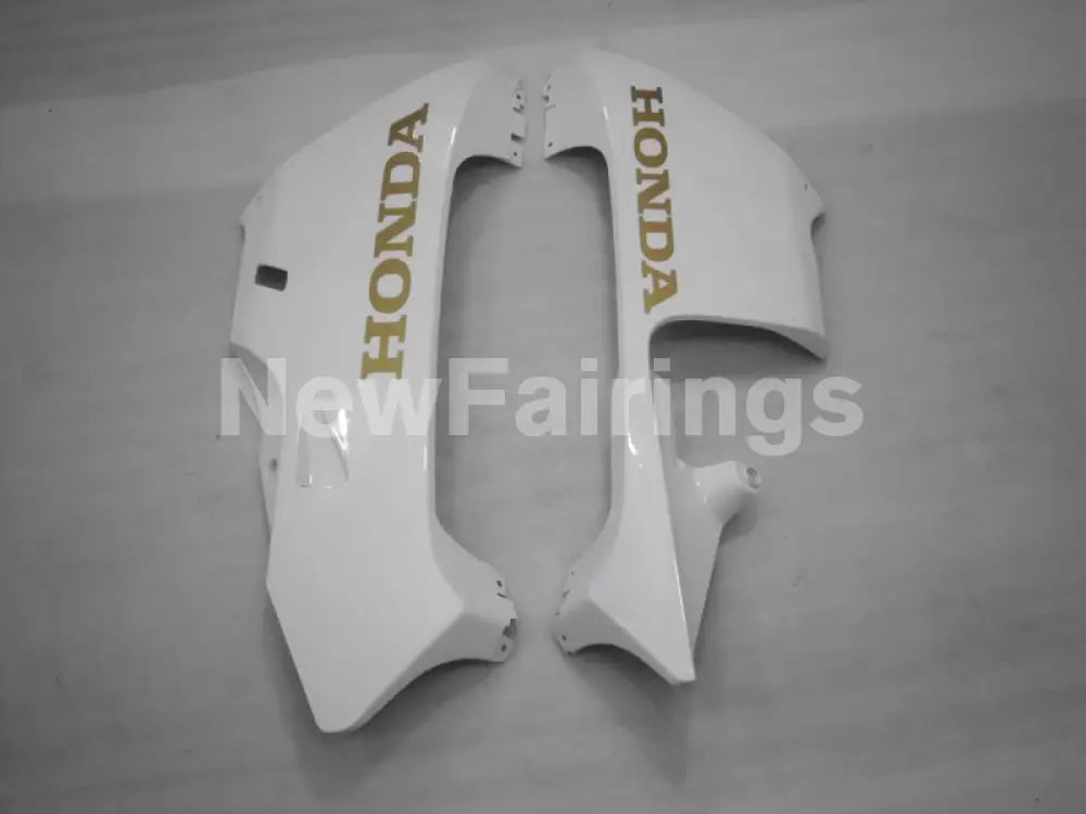 Pearl White with gold decal Factory Style - CBR600RR 05-06