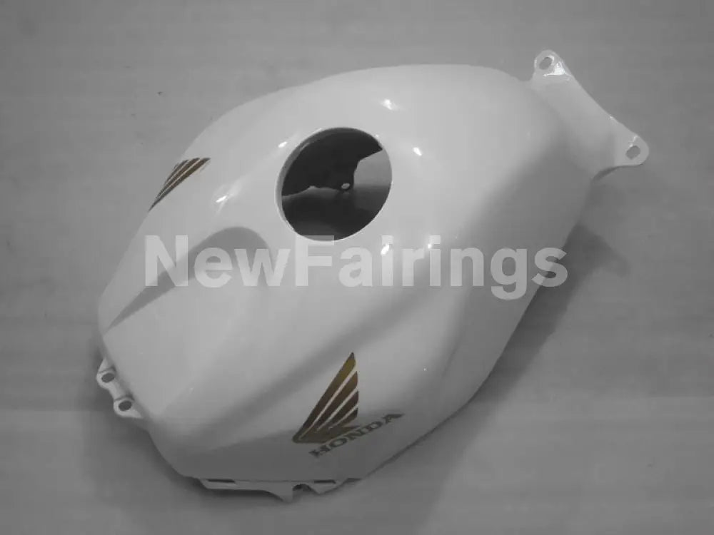 Pearl White with gold decal Factory Style - CBR600RR 05-06