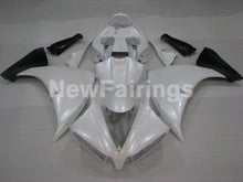 Charger l&#39;image dans la galerie, Pearl White Matte Black decals - YZF-R1 12-14 Fairing Kit