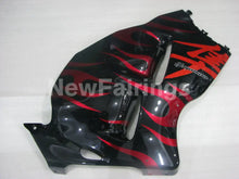 Charger l&#39;image dans la galerie, Red and Black Flame - GSX1300R Hayabusa 99-07 Fairing Kit