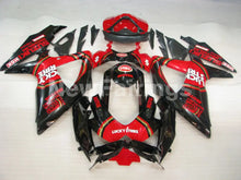 Charger l&#39;image dans la galerie, Red and Black Lucky Strike - GSX-R750 08-10 Fairing Kit