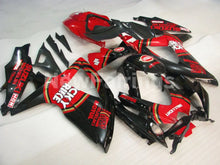 Charger l&#39;image dans la galerie, Red and Black Lucky Strike - GSX-R750 08-10 Fairing Kit