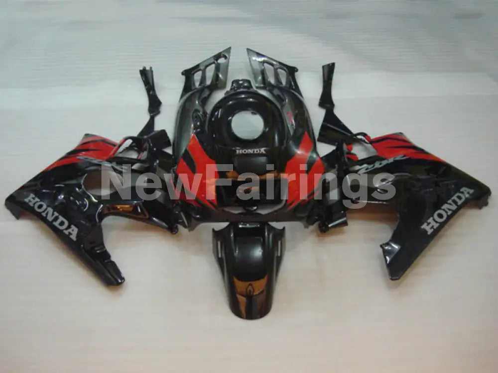 Red and Grey Black Factory Style - CBR600 F2 91-94 Fairing