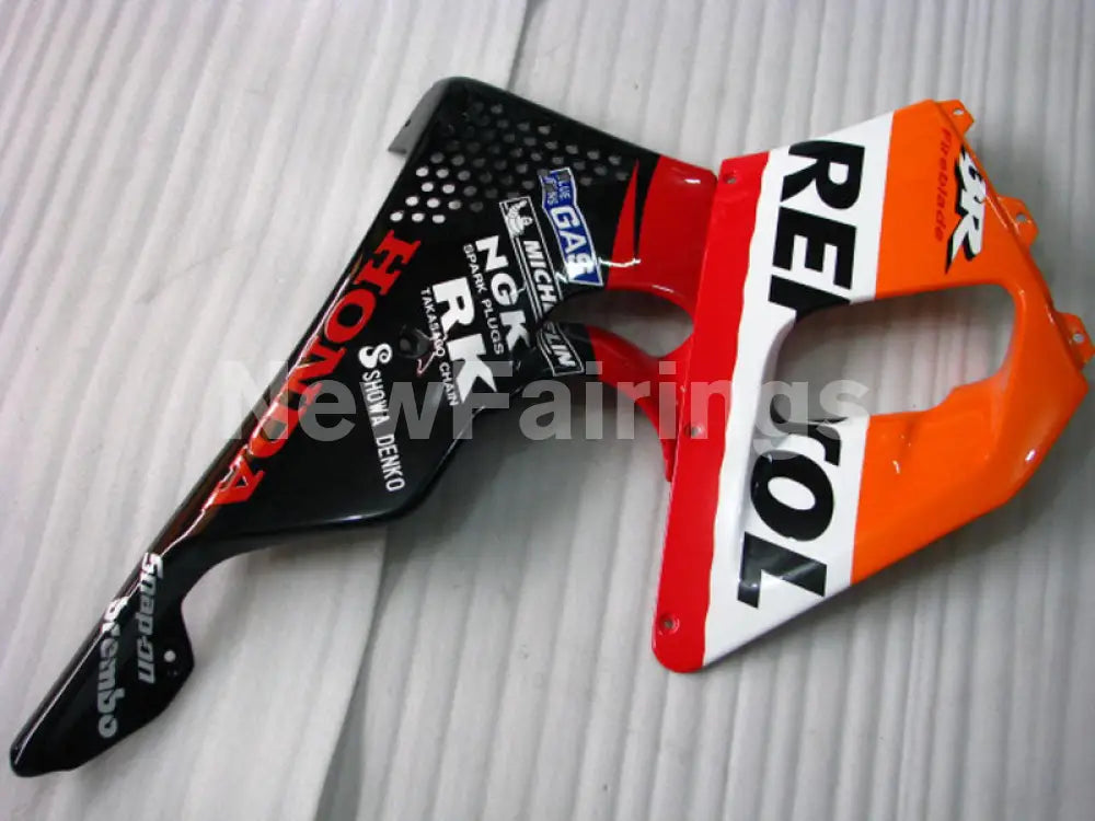 Red and Orange Black Repsol - CBR 900 RR 92-93 Fairing Kit -