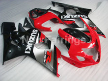 Charger l&#39;image dans la galerie, Red and Silver Black Factory Style - GSX-R750 04-05 Fairing