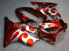 Charger l&#39;image dans la galerie, Red and Silver Flame - CBR600 F4i 04-06 Fairing Kit -