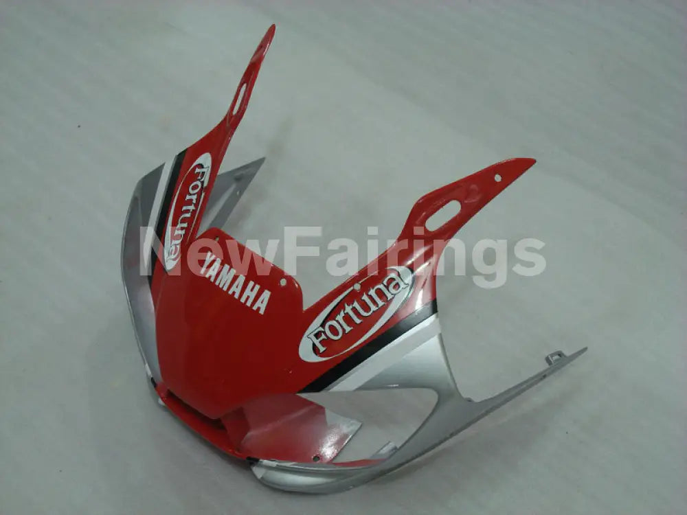 Red and Silver Fortuna - YZF-R6 98-02 Fairing Kit Vehicles & Parts > Vehicle Parts & Accessories > Motor Vehicle Parts