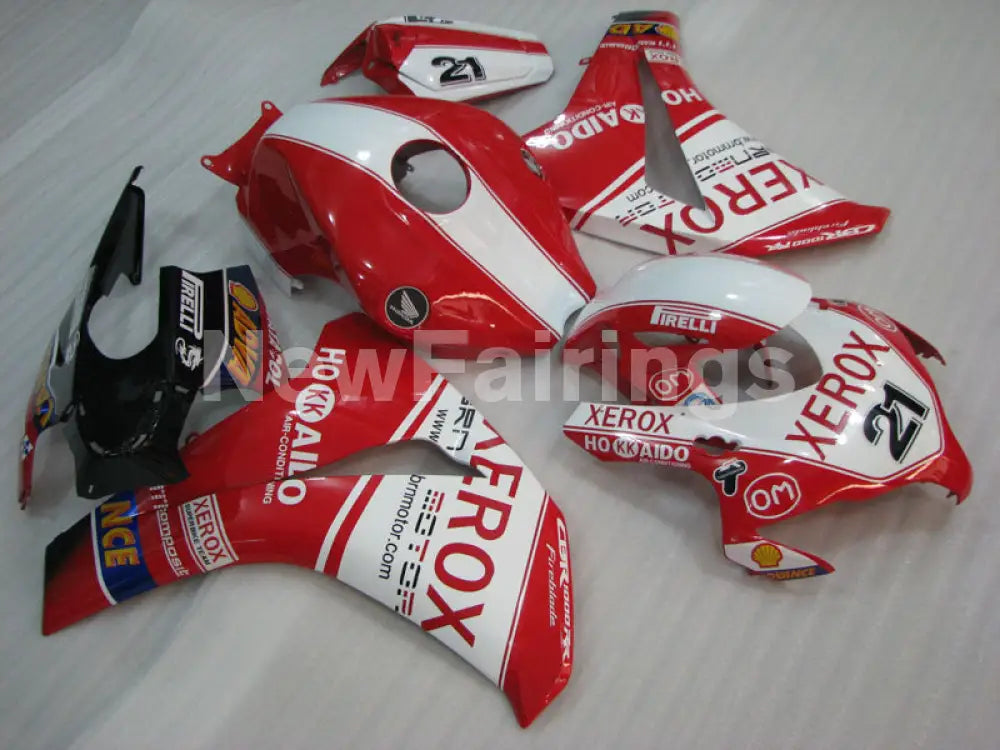 Red and White XEROX - CBR1000RR 08-11 Fairing Kit - Vehicles