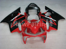 Charger l&#39;image dans la galerie, Red and Black Factory Style - CBR600 F4i 01-03 Fairing Kit -