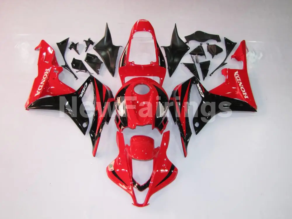 Red and Black Factory Style - CBR600RR 07-08 Fairing Kit -