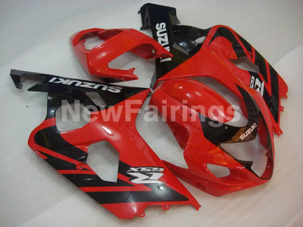 Red and Black Factory Style - GSX-R600 04-05 Fairing Kit -