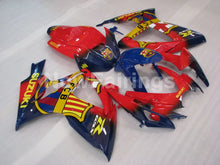 Charger l&#39;image dans la galerie, Red and Blue Yellow FCB - GSX-R600 06-07 Fairing Kit -