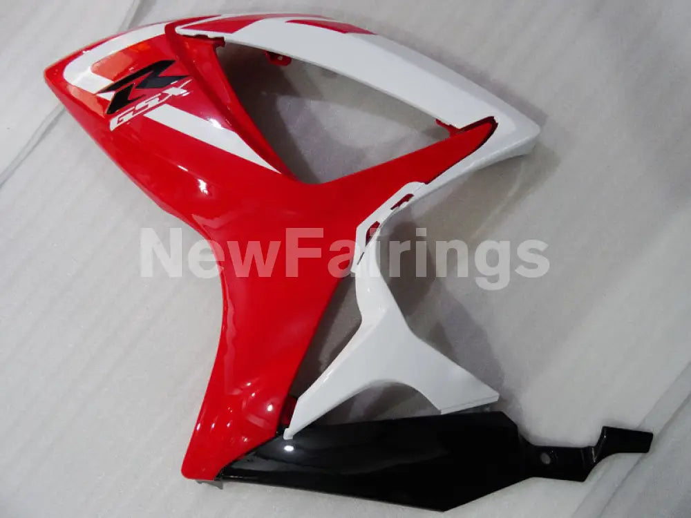 Red and White Black Factory Style - GSX-R600 06-07 Fairing