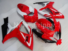 Charger l&#39;image dans la galerie, Red and White Black Factory Style - GSX-R600 06-07 Fairing