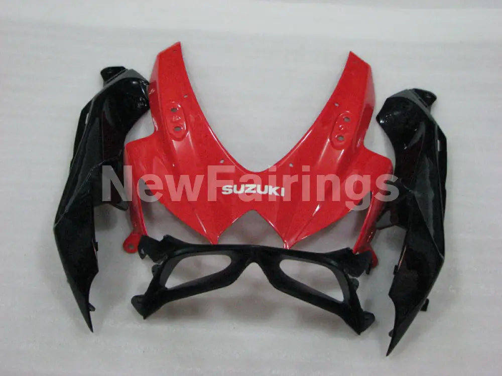 Red and White Black Factory Style - GSX-R750 08-10 Fairing