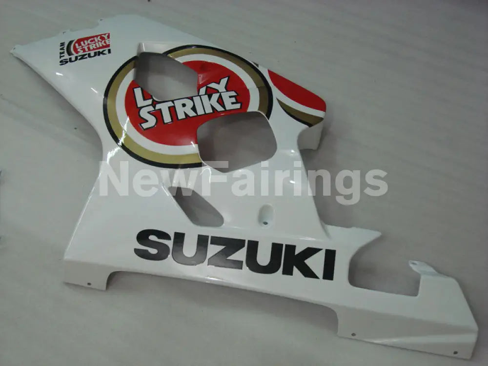 Red and White Lucky Strike - GSX-R750 04-05 Fairing Kit