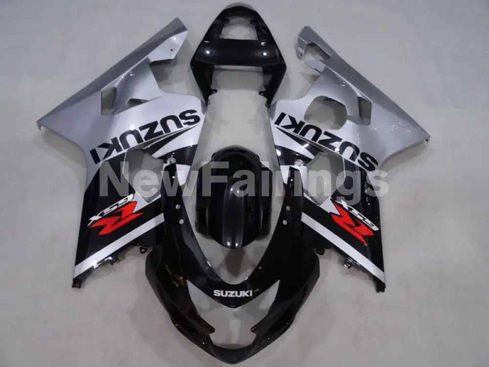 Silver and Black Factory Style - GSX-R750 04-05 Fairing Kit