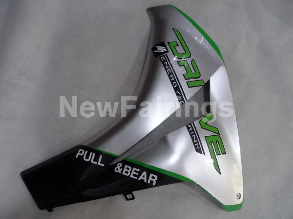 Silver and Green DRIVE - CBR1000RR 08-11 Fairing Kit -