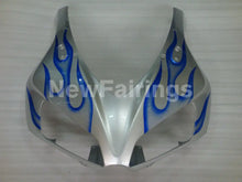 Charger l&#39;image dans la galerie, Silver and Blue Flame - CBR1000RR 06-07 Fairing Kit -