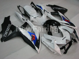 White and Blue Black Factory Style - GSX-R600 08-10 Fairing Kit