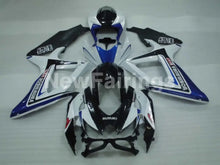 Charger l&#39;image dans la galerie, White and Blue Black Yoshimura - GSX-R750 08-10 Fairing Kit