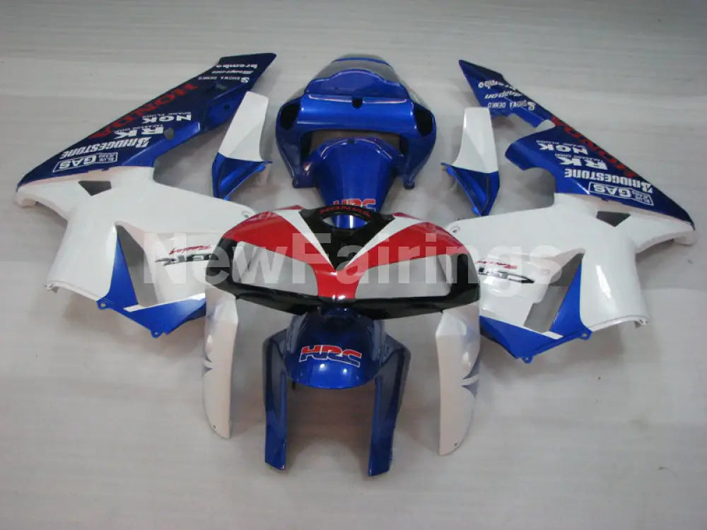 White and Blue HRC - CBR600RR 05-06 Fairing Kit - Vehicles &