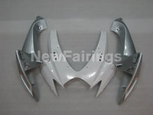 Charger l&#39;image dans la galerie, White and Silver Factory Style - GSX-R750 06-07 Fairing Kit