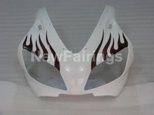 Charger l&#39;image dans la galerie, White and Wine Red Flame - YZF-R1 98-99 Fairing Kit