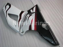 Charger l&#39;image dans la galerie, White and Wine Red Flame - YZF-R1 98-99 Fairing Kit