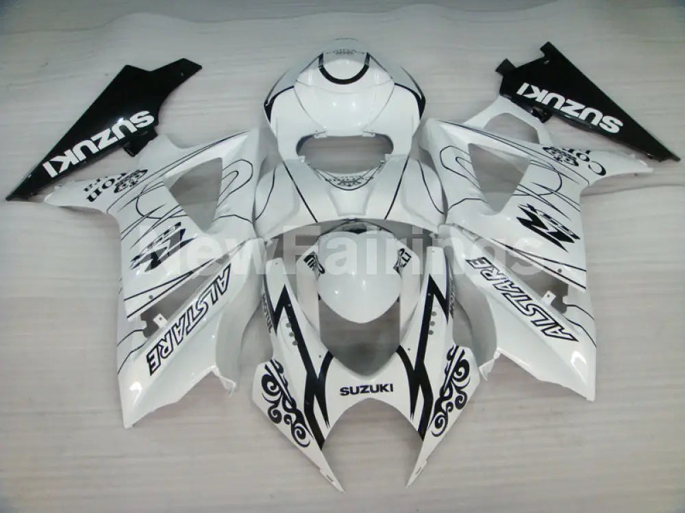 White Black Corona - GSX - R1000 07 - 08 Fairing Kit