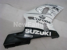 Charger l&#39;image dans la galerie, White and Black Corona - GSX-R600 01-03 Fairing Kit -