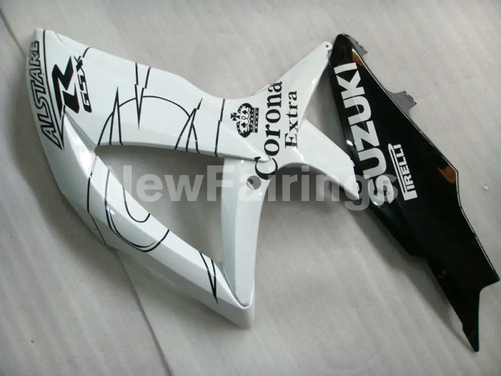 White Black Corona - GSX-R600 08-10 Fairing Kit - Vehicles